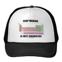 La fabricación de jabón es apenas química gorro