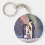 LA FAMILIA del PINGÜINO de SHARON SHARPE Llavero Personalizado