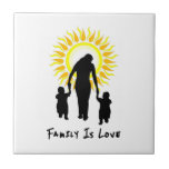 La familia es amor Sun Azulejos