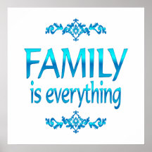 La familia es todo poster