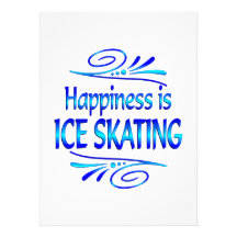 La felicidad es PATINAJE de HIELO Anuncios Personalizados