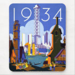 La feria 1934 de mundo de Chicago Alfombrillas De Ratones