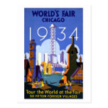 La feria 1934 de mundo de Chicago Postales