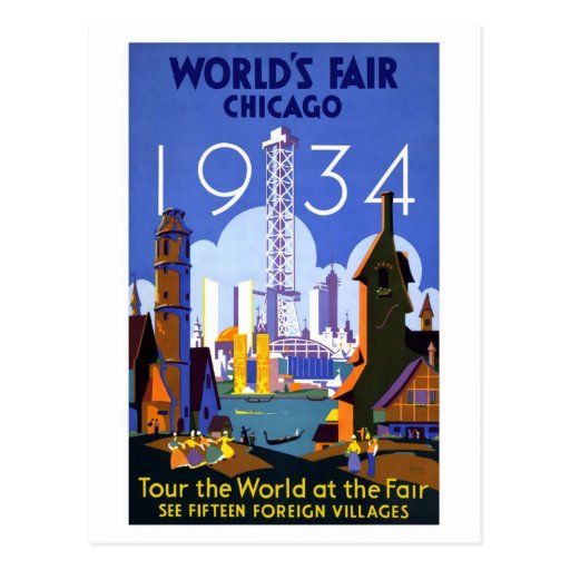 La feria 1934 de mundo de Chicago Postales