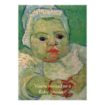 La fiesta de bienvenida al bebé de Van Gogh invita Anuncio