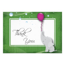 La fiesta de bienvenida al bebé le agradece cardar invitaciones personalizada