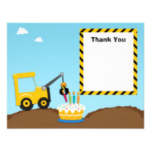 La fiesta de cumpleaños de la construcción le agra invitacion personal 