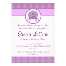la fiesta de cumpleaños de la princesa invita a pú comunicados personalizados