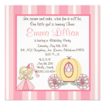 la fiesta de cumpleaños de la princesa invita a ro anuncios personalizados