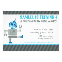 LA FIESTA DE CUMPLEAÑOS INVITA:: robot que baila 4 Comunicados Personales