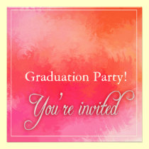 La fiesta de graduación fácil invita invitaciones