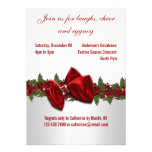 La fiesta de Navidad elegante PERSONALIZA Invitacion Personal