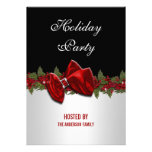 La fiesta de Navidad elegante PERSONALIZA Comunicados Personalizados