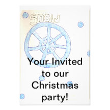 La fiesta de Navidad invita Invitación Personalizada