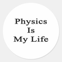 La física es mi vida etiqueta