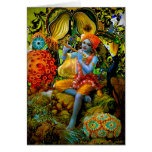 La flauta de Krishna Tarjeton