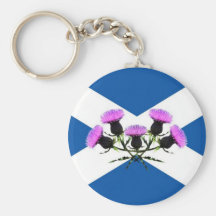La flor de Escocia, cardo Llavero