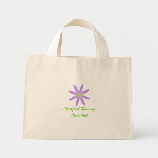 La flor púrpura PUEDE la bolsa de asas