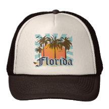 La Florida el estado del sol los E.E.U.U. Gorras