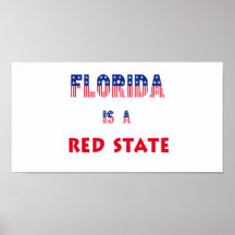 La Florida es un estado rojo Poster