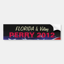 La FLORIDA está votando a la pegatina para el para Pegatina De Parachoque