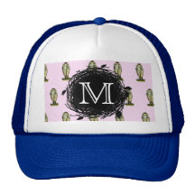 La Florida madriguera el modelo rosado del monogra Gorros
