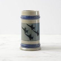 La formación del diamante de los ángeles azules tazas de café