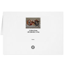 La foto de perros como nuevos padres envía a los n tarjetas