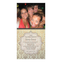 La foto del damasco del caramelo del fiesta de Bac Tarjetas Con Fotos Personalizadas