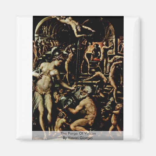 La fragua de Vulcan de Vasari Jorge Iman Para Frigorífico