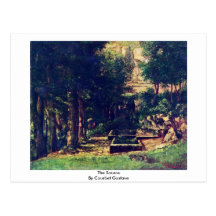 La fuente de Courbet Gustavo Tarjeta Postal