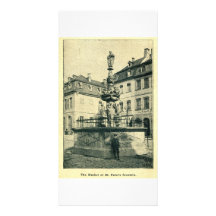 La fuente de San Pedro, Trier, Treve Tarjeta Fotografica