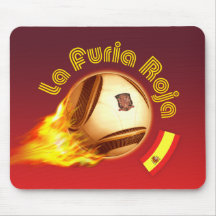 La Furia Roja 2 de España Alfombrillas De Raton