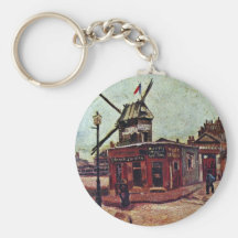 La Galette de Le Moulin De de Vincent van Gogh Llaveros