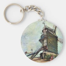 La Galette de Le Moulin De de Vincent van Gogh Llavero Personalizado