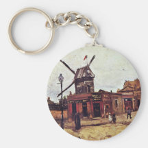 La Galette de Le Moulin De de Vincent van Gogh Llaveros