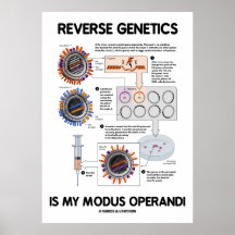 La genética reversa es mi modus operandi impresiones