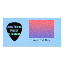 La gente criticona prefiere Bluegrass Tarjeta Personal Con Foto