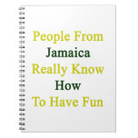 La gente de Jamaica sabe realmente divertirse Libretas