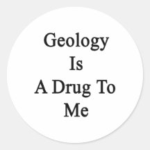 La geología es una droga a mí pegatinas  