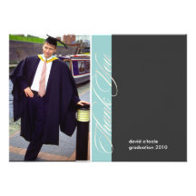 La graduación, personalizado le agradece las tarje comunicado personal  