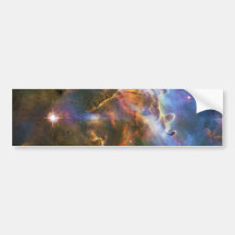 La gran nebulosa NGC 3372 de Eta Carina Etiqueta De Parachoque