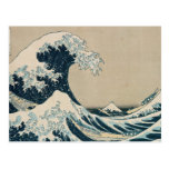 La gran onda de Kanagawa Tarjeta Postal