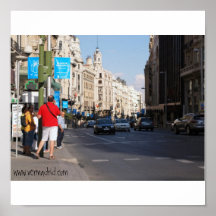 La Gran vía, Madrid, www.vermadrid.com Impresiones
