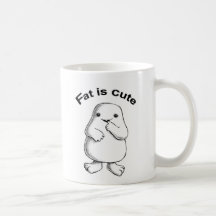 La "grasa es" taza de café linda