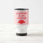 La gratitud es una actitud con Lotus Taza