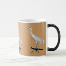 La grúa de Sandhill Morph la taza