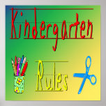 La guardería gobierna el poster