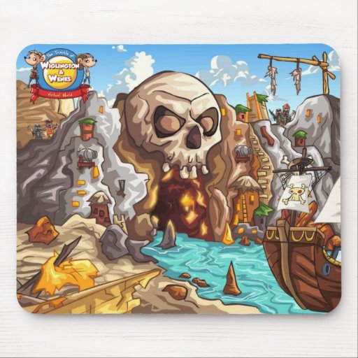 La guarida del pirata alfombrillas de ratones