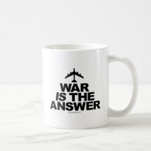 La guerra es el drinkware de la respuesta tazas